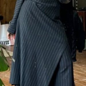 Ensemble pantalon rayé